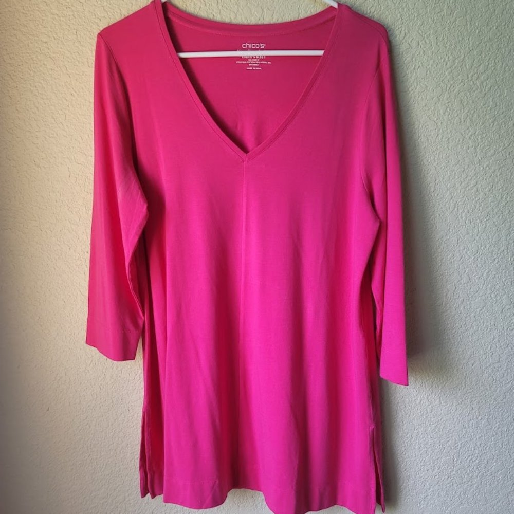 Chicos Pink Ulitmate Tee